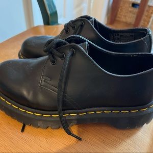 Leather Platform Dr Martens